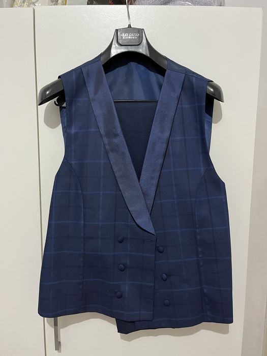 Terno / fato de casamento azul Arax Gazzo