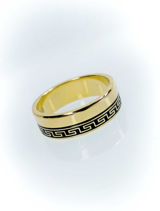 Pierścionek Obrączka Stal chirurgiczna Xuping 18K r.7