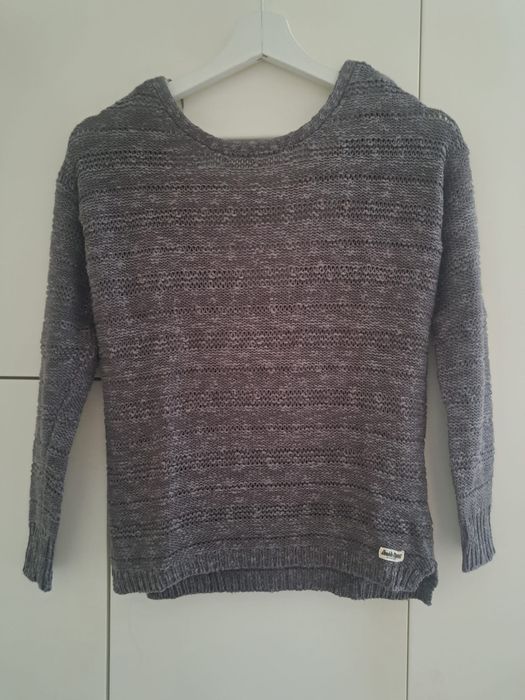 Camisola cinzenta de malha da marca Double Agent