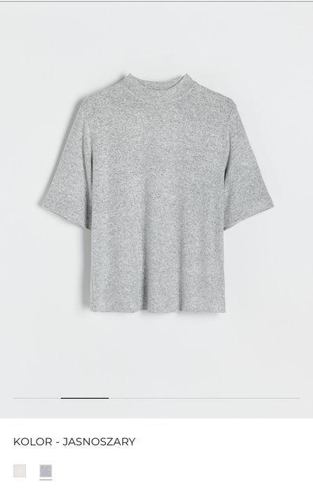 Szary sweterek Reserved L