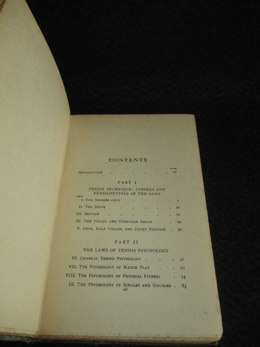Livro The Art of Lawn Tennis William Tilden