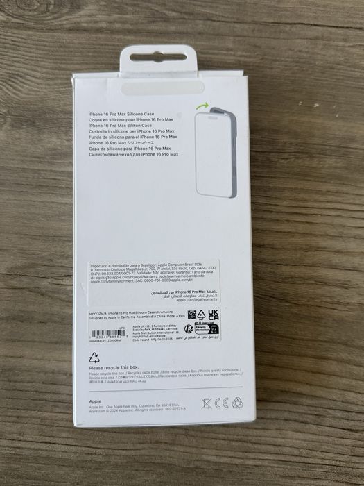 Oryginal Etui IPhone 16Pro Max Blue