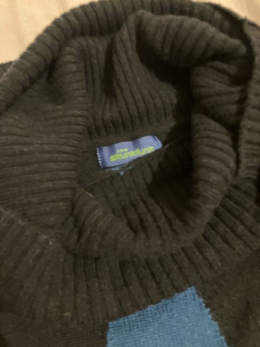 Camisola de lã com bolsos da Skunkfunk