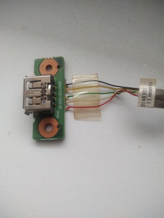 Sprawny moduł gniazda usb Toshiba satellite l 300