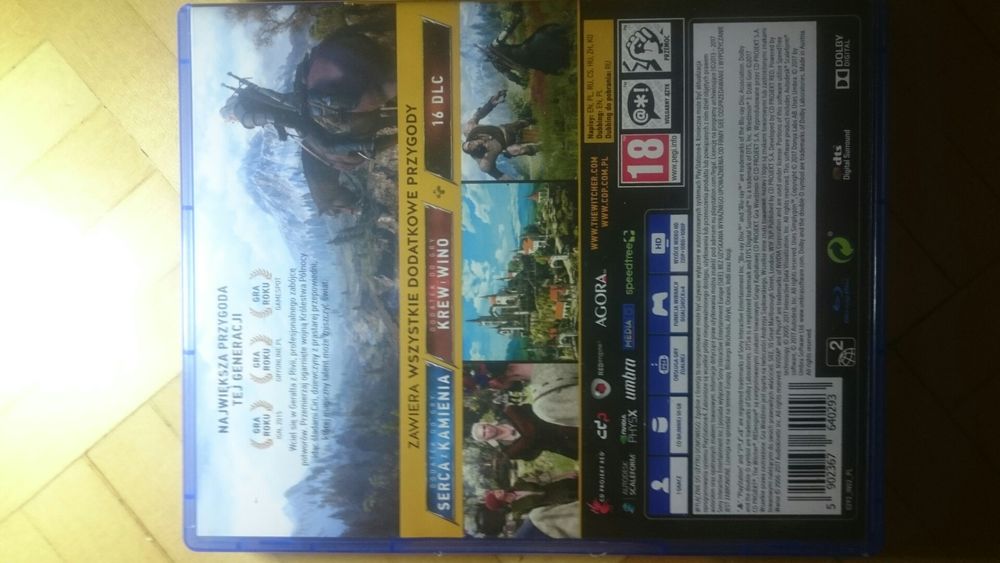 Gra Wiedźmin 3 Edycja Gry Roku jak nowa Ps4 PL  playstation 4 gta