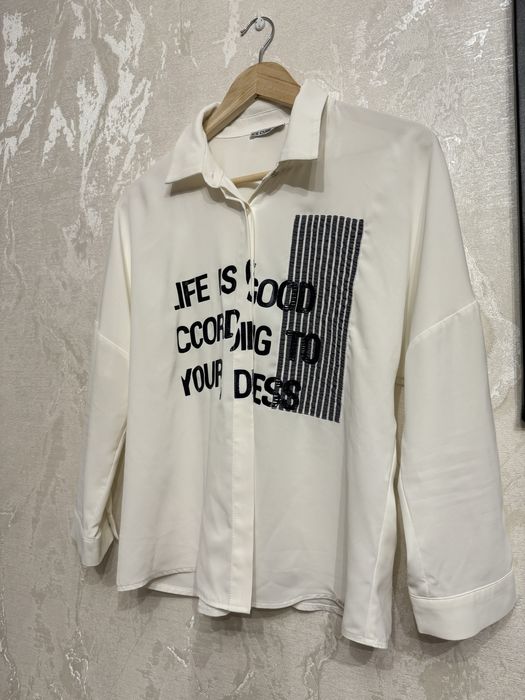 Рубашка блузка блуза шифонова