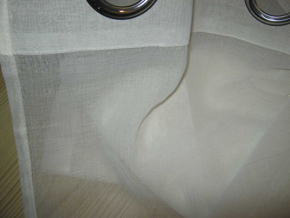 Komplet firanka na kółkach przelotki 2 x 140 / 235 cm