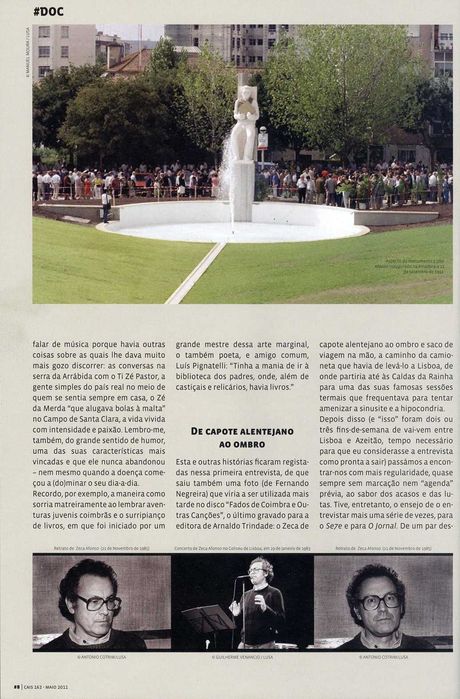 José Afonso	- - -		Cais	- - - - -	Revista