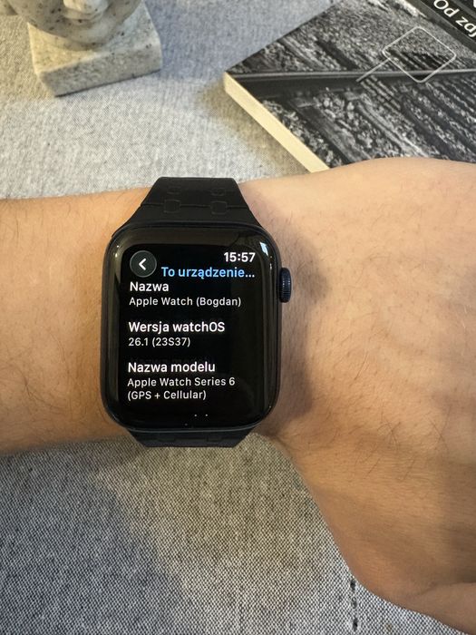 Apple Watch Series 6 GPS + Cellular 44mm Blue 94% Baterii