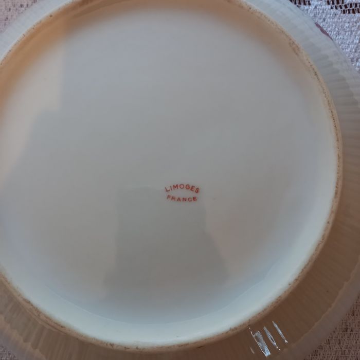 Śliczna waza terynka Limoges porcelanowa