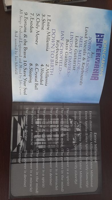 John Carson's Hypermania Down to Birth - płyta CD