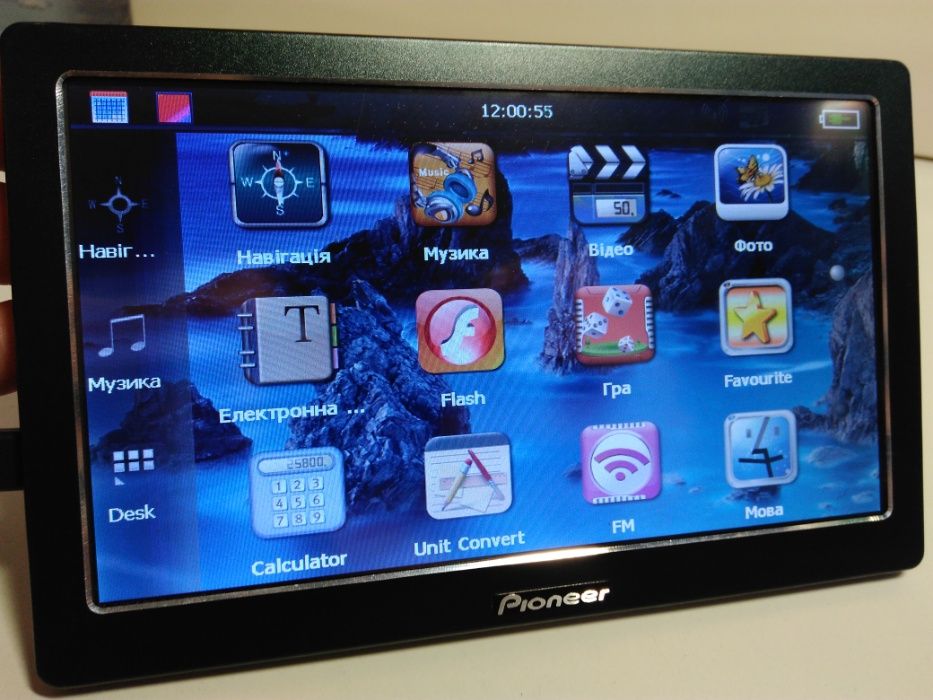 Pioneer – GPS навигатор. Грузовые карты Украины и Европы + таксометр!