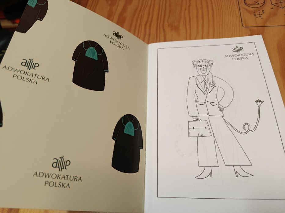 Kolorowanka Lesne sprawy aplikantów adwokackich