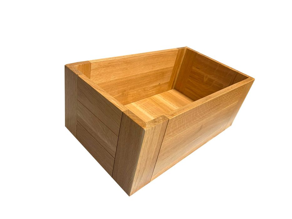 Uniwersalna dębowa ozdobna skrzynka
