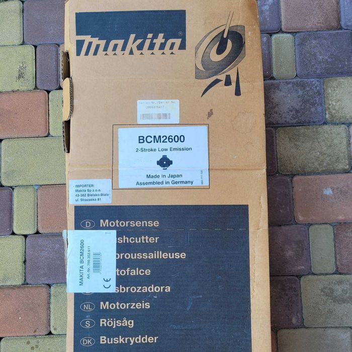 Бензокоса MAKITA ВСМ2600 Модель TLE26F D – NCV E/No.063128 8A