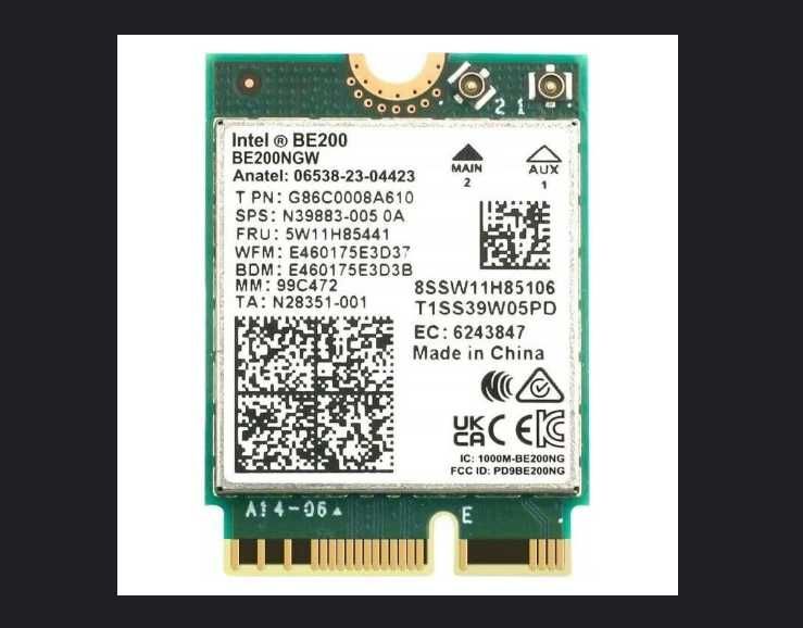 Intel Wi-Fi 7 BE200