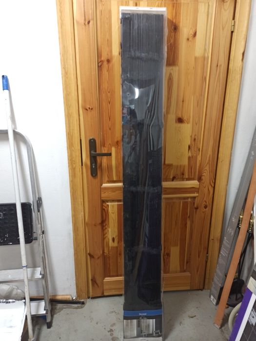 NOWE Żaluzje drewniane, 180 x 220 cm, czarne 50 mm. Nowe Zapakowane