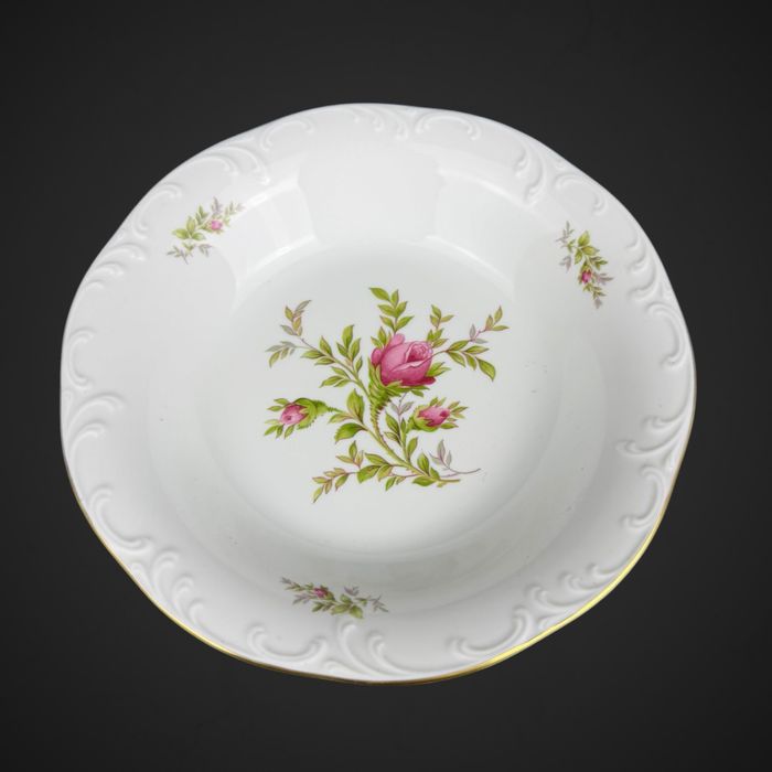 Porcelanowa miska Rosenthal Sanssouci Ramona róża B6/100523