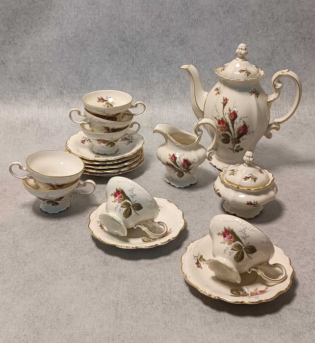 Rosenthal Pompadour Serwis 7-osobowy Moose Rose