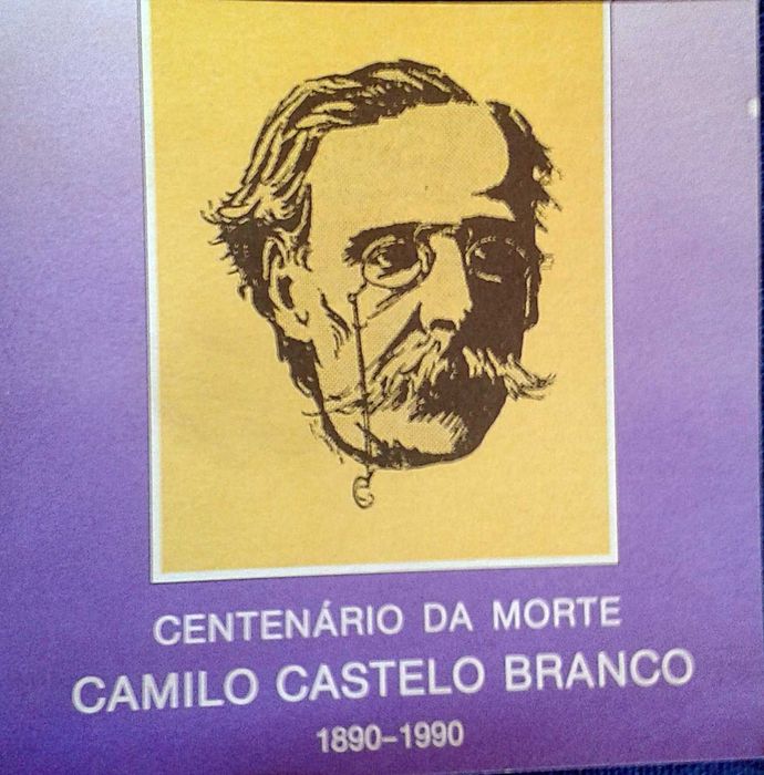 Moeda prata PROOF Camilo Castelo Branco. Silver PROOF coin