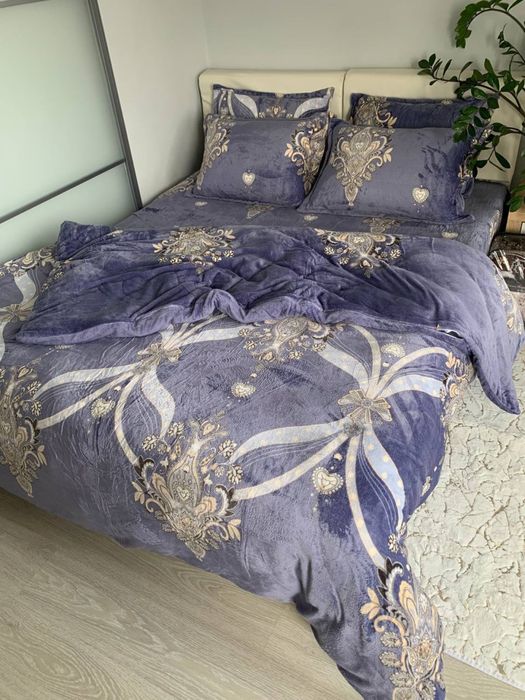 Акція! Суперціна! Велюрова постільна білизна. Велюровая постель 4 нав.