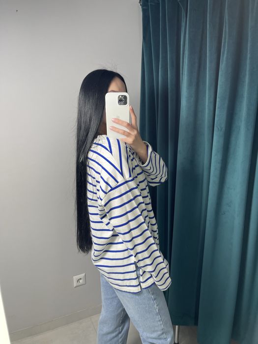 Лонгслів в смужку h&m