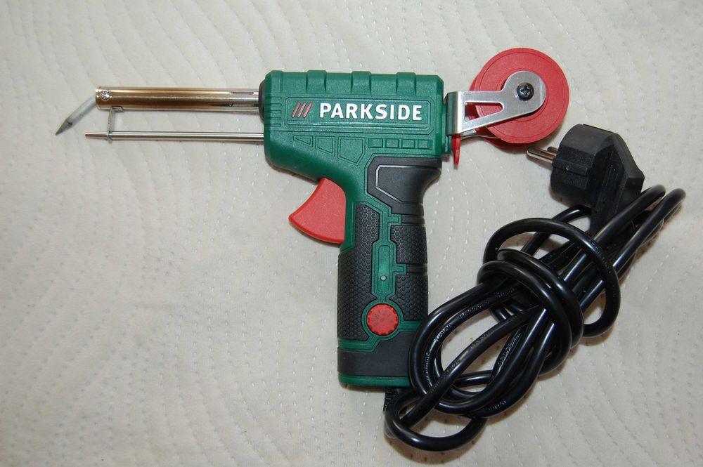 Паяльник Parkside PLPD 60 A1 з подачею припою 60W паяльний пістолет