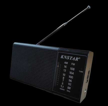 Radio radyjko na baterie kieszonkowe małe