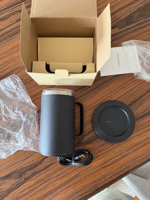 Caneca de café eletrica (coffee warm mug)