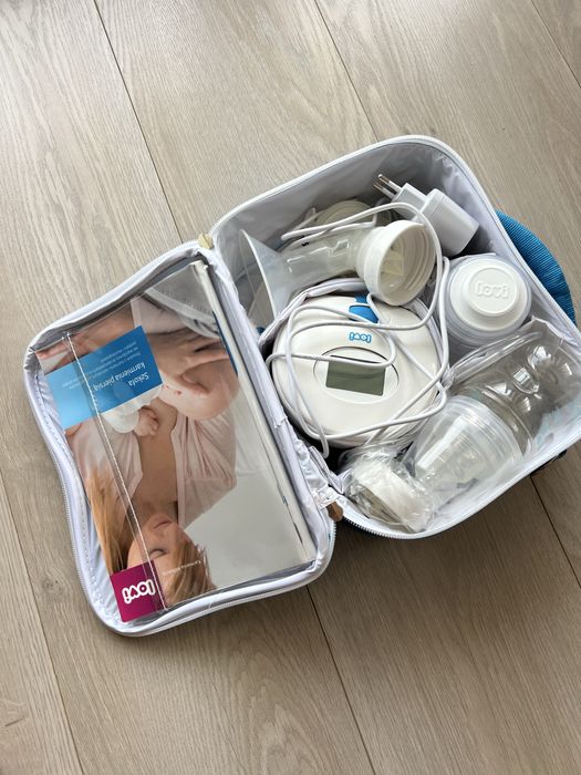 Laktator elektryczny dwufazowy lovi +5 butelek 2 lovi 2 neno 1 medela