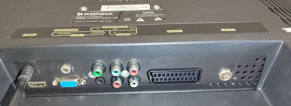 ТВ ЖК 22" hdtv    .