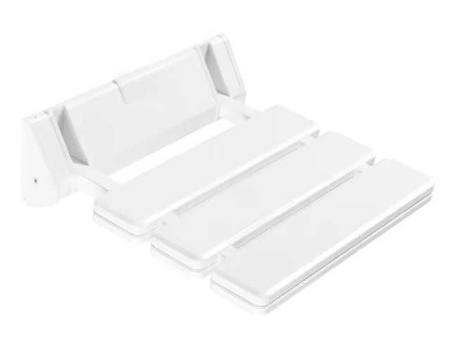 Assento de chuveiro dobrável a 90 °