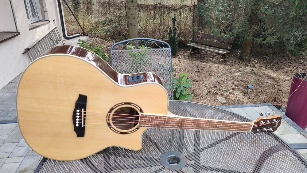 NOWA Carter AT-130SCE NL piękna gitara elektroakustyczna  Palisander !