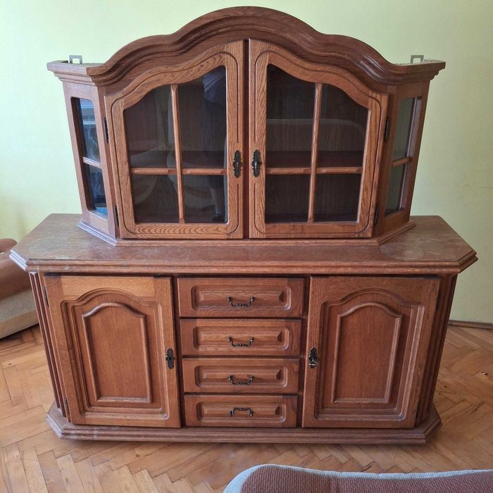 Zestaw mebli dębowych 4 elementy