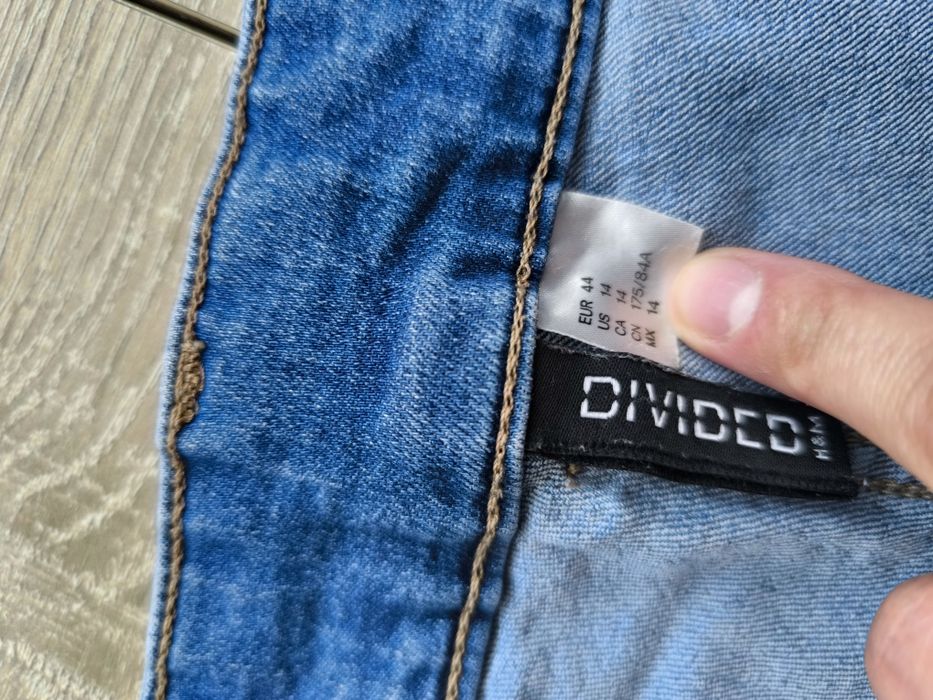 szorty krótkie spodenki jeansowe dżinsowe h&M 40 / 42 / 44 wysoki stan