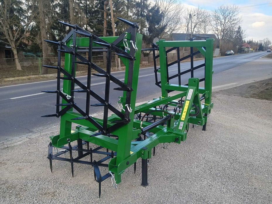 BRONY POLOWE hydrauliczne 2 siłowniki 5 pól ząb 20 ROLEX solidna rama