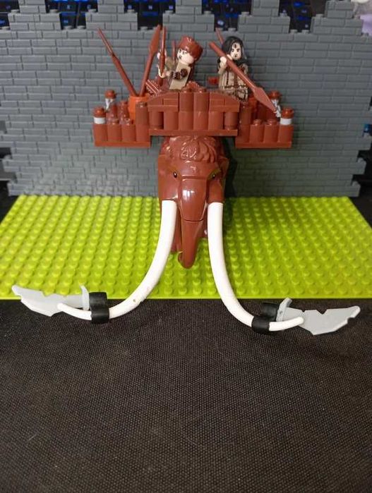 Zestaw + Gratis! MOC Mumakil +2 Figurki Haradrim 56pcs LOTR Hobbit lor