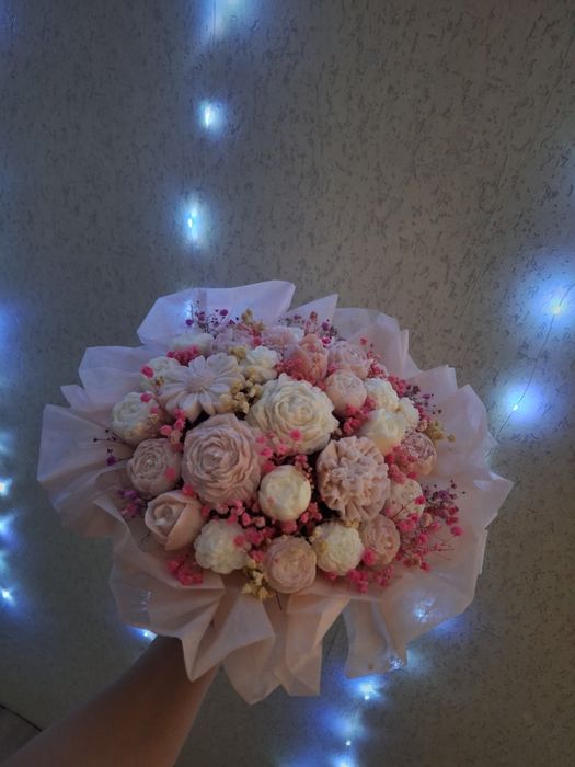 Kwiaty , świeca , flowerbox