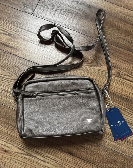 Tom Tailor torebka brazowa złota