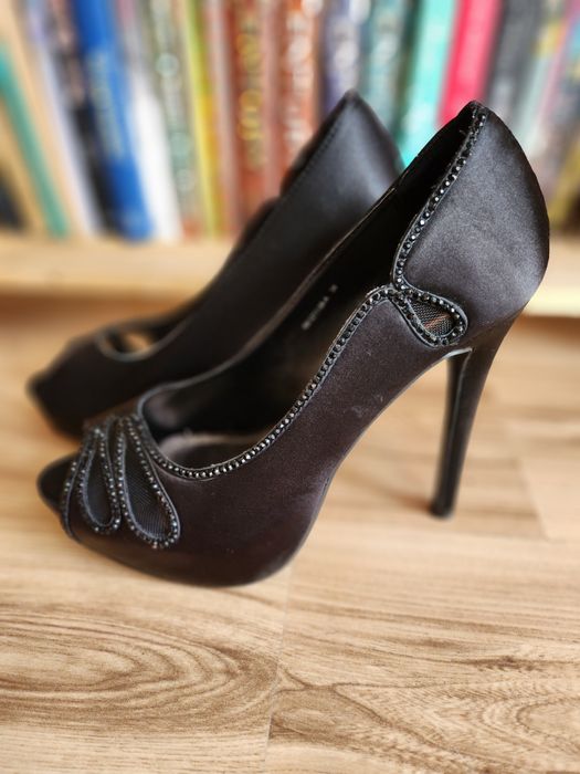 Szpilki wysokie platforma 38