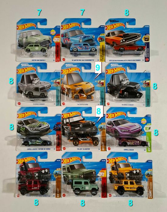 Wyprzedaż aut Hot Wheels Matchbox dużo modeli (2)