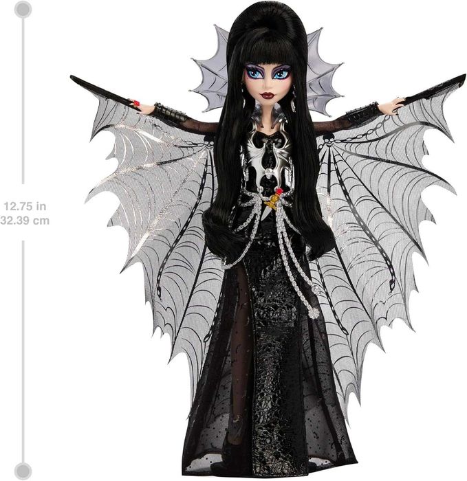 Лялька Монстер Хай Ельвіра Володарка темряви Monster High Doll, Elvira, Mistress of The Dark Skullector HYV99 Mattel Оригінал