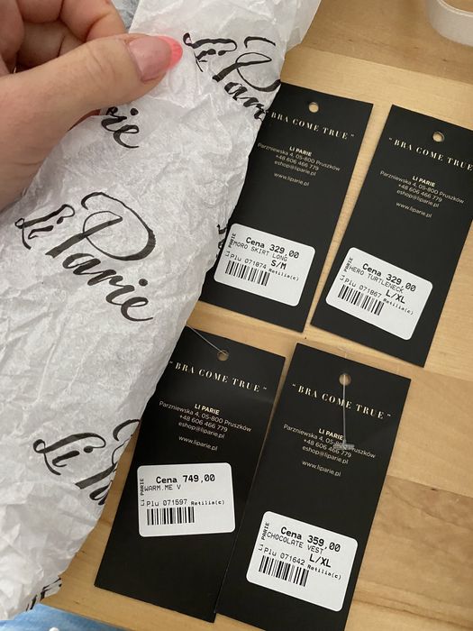 Li parie spódnica tuba ołówkowa skóra elastyczna M 38 L 40 granat