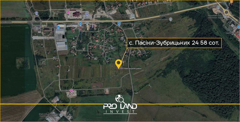Продаж ділянки с.Пасіки-Зубрицькі 24.58сот.