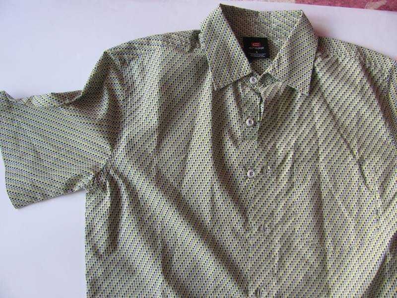 Cropp Firmowa Elegancka Koszula Kropki S/M Krótki Rękaw Bawełna