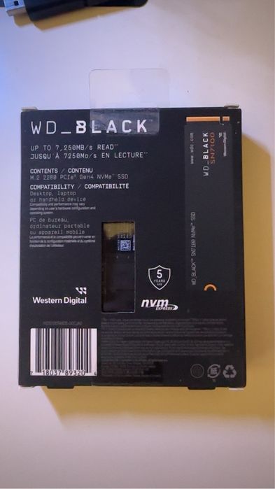 SSD M.2 2280 SANDISK WD Black SN7100 1TB TLC 3D NAND NVMe PCIe Gen 4.0x4