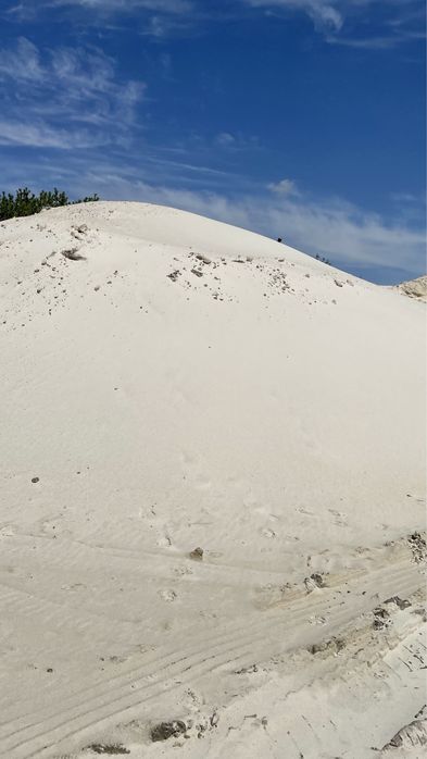 Пісок білий жовтий карєрний