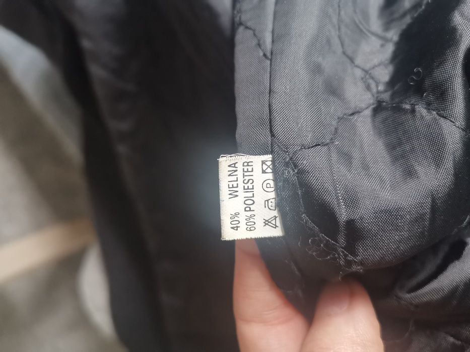 Kurtka płaszcz męski ciemnoszary XXL CRICKET wełna