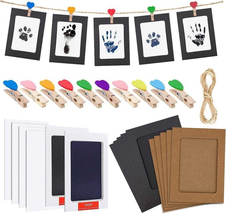 Kit de impressões de mãos e pés para bebés e animais NOVO ENVIO GRÁTIS