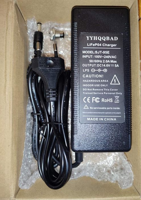 Зарядні пристрої Li-ion 12,6V 5А, 10A та LiFePO4 14,6V 5A, 10A